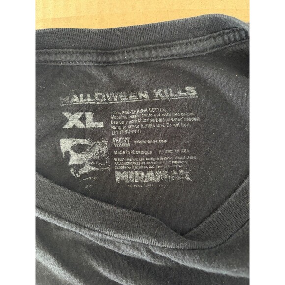 Horror Movie Lot Of 2 Black Graphic T-shirts Men XL Halloween Invasion - Picture 7 of 10